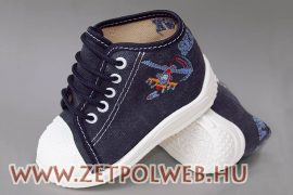 BLAZEJ-KÉK/FEHÉR pantofi copii