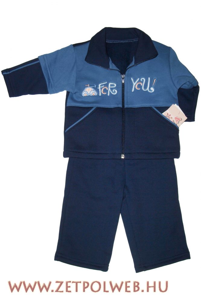 Image of FY Pamut sötétkék gyerek melegítő