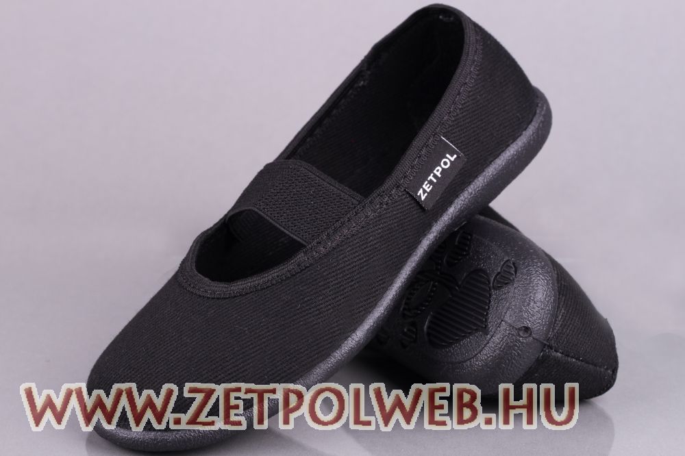 Image of IGA 01 FEKETE vászoncipő