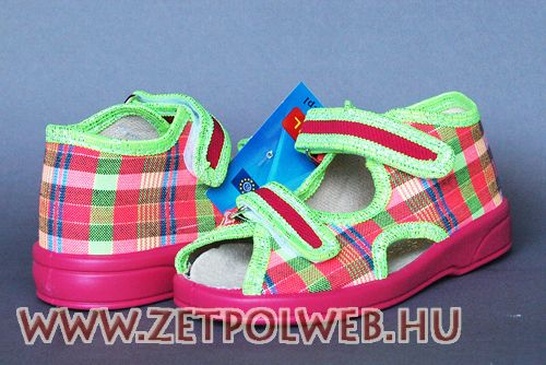 Image of OLIWIA PINK-NEON/KOCKÁS gyerekcipő