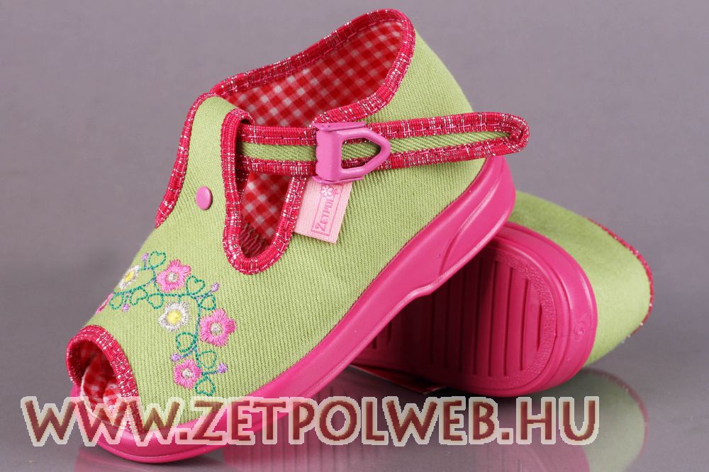 Image of PAULINA ZÖLD/PINK gyerekcipő